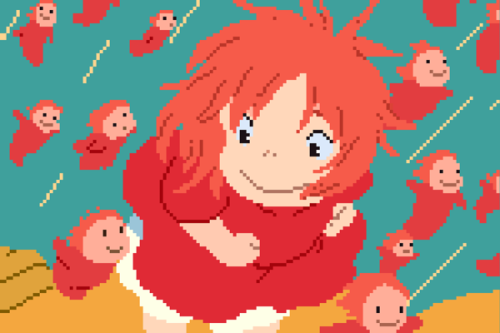 ca-tsuka:  8-bit Ghibli by Richard J. Evans 