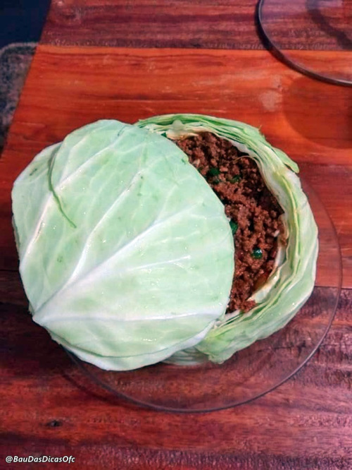 Cabbage Stuffed With Minced Meat
