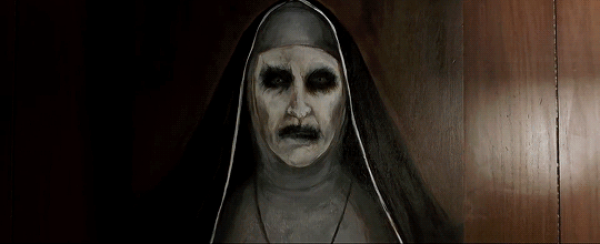 jlaws:  What did you see? I saw a nun.The Nun (2018) dir. Corin Hardy