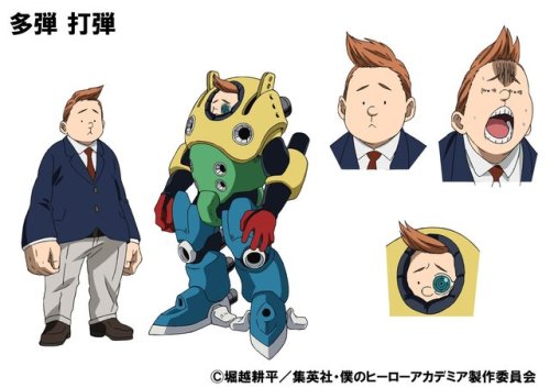 pkjd-moetron:  Boku no Hero Academia OAD character designs; bundled w/ LE manga vol.14. On sale June 2nd. [Source] 