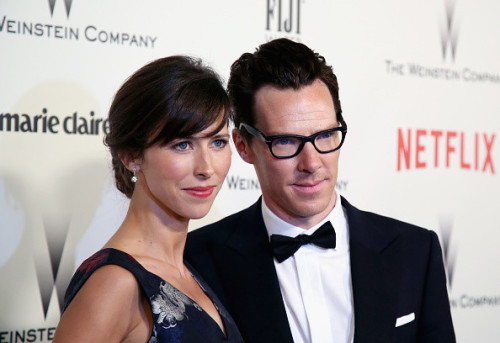 diariodeunaidealista: Theater Director Sophie Hunter and actor Benedict Cumberbatch attend the 2015