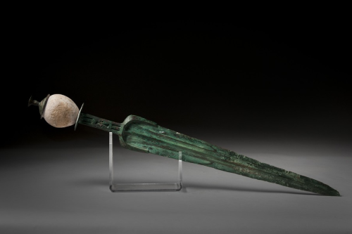 Bronze sword with stone pommel, Luristan, 1st millennium BCfrom Baidun Fine Antiquities