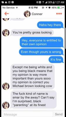 jadelyn:  antifainternational:  Racist troll learns about consequences: a tale in four screen grabs.  If you’re only sorry when you get caught…you’re not sorry, and you’ve already shown your true self because you thought no one was looking.  