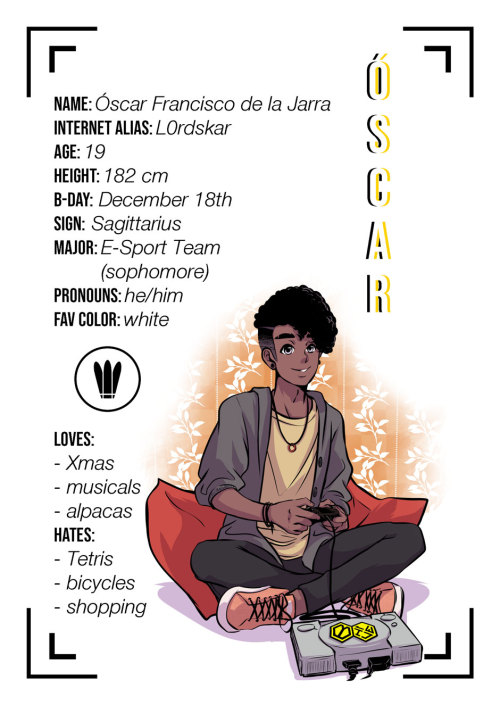 We are starting a new webcomic (full color this time). So here is the character’s sheets! &lt;3The F
