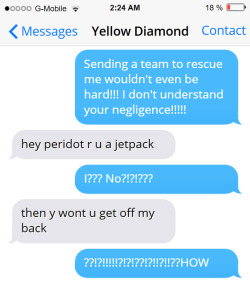 It’s okay, Peridot. Being a helicopter is more fuel efficient anyway