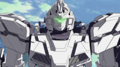 mecha-gifs:  Spotlight Sunday: Unicorn Gundam (Activating Destroy Mode)
