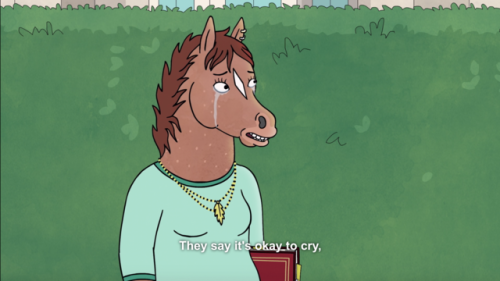 The juxtaposition between Bojack and Hollyhock’s childhoods here is agonisingly sad. It’s easy to se