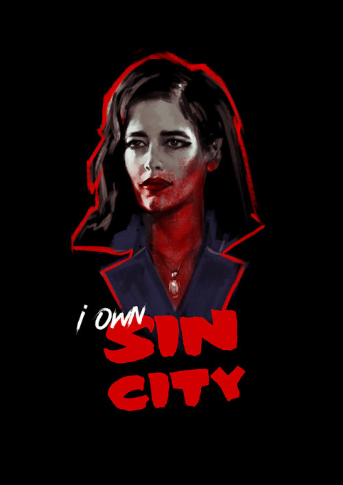 I own Sin City.Sketch #4