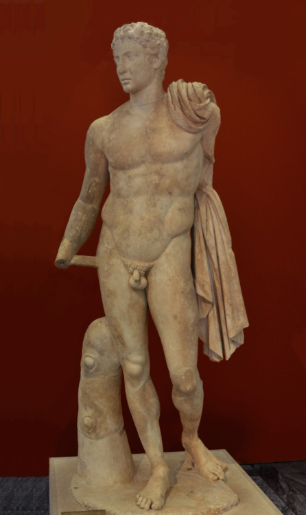 greek-museums:Archaeological Museum of Ancient Messene:Roman copy of a Hermes from a Classical origi