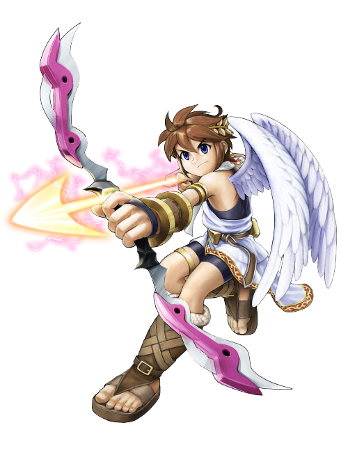 thevideogameartarchive:  Some super high resolution artwork of PIt from Kid Icarus Uprising!  Follow thevideogameartarchive on Tumblr for awesome video game artwork old and new!