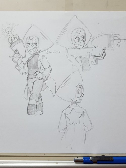 revolver-d:  let’s give peridot a laser gun and doctor’s gown! why not? 