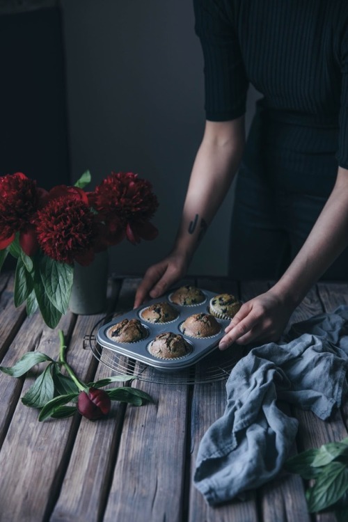 delta-breezes:Pumkinseed Blueberry Muffins {GF} | Our Food Stories