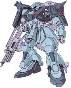 the-three-seconds-warning:  AMX-011C Zaku III Late Type  A variation of the AMX-011 Zaku III used in the First Neo Zeon War, it was improved further and attempts were made to increase its versatility further. In addition, it can be retrofitted depending