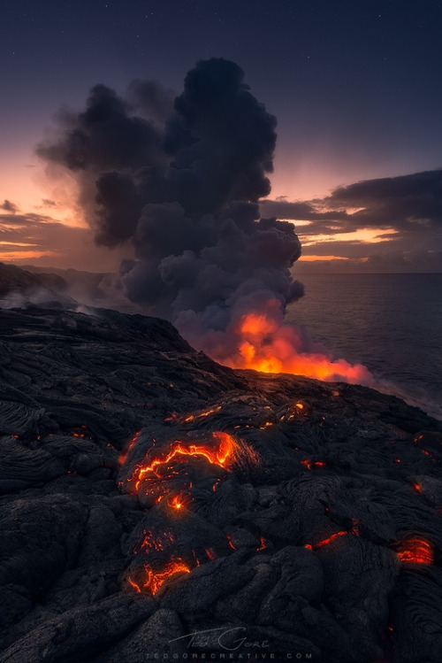 photo by Ted Gore | MY TUMBLR BLOG | Magma Magnanimous. Like the creeping snake of titan, powerful t