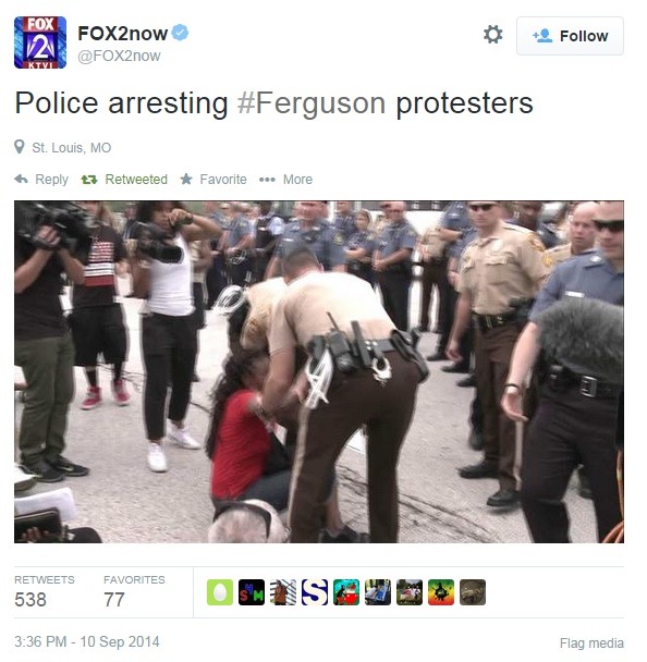 nezua:  iwriteaboutfeminism:  Ferguson protesters gather for highway shutdown. Part