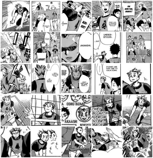 mausalen: I fucking did it, 243 panels in total Bokuto’s appearances in the manga. EVERY. FUCK