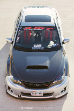 upyourexhaust:  Bagged 2012 STi on Volk TE37SL by Brendan Bannister