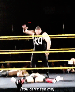 fabj0hn: @FightOwensFight channels his inner @JohnCena against @MmmGorgeous and @wwebalor!