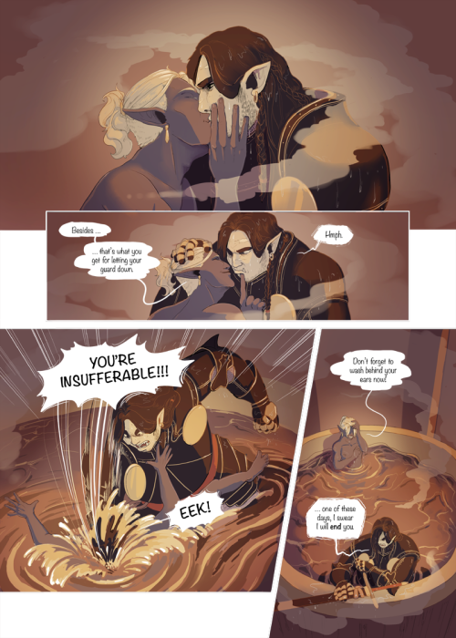Long time no art, but here’s a small comic with Heidrek and Dorn being idiots again. I’ve had the sc