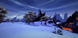 wowcaps:  New fallen snow in Frostfire Ridge.