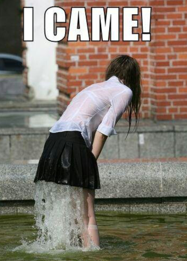 thenaughtysideofus:  Damn baby, nobody makes me squirt like you! And that’s just
