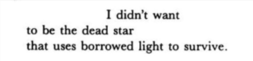 AREN'T STARS MEANT TO BURN?; ON SELF-DESTRUCTION (FOR ACHIEVEMENT'S SAKE)