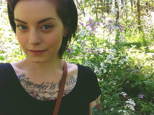 good morning, I’m awake so here’s a selfie from the other day what’s everyone doin