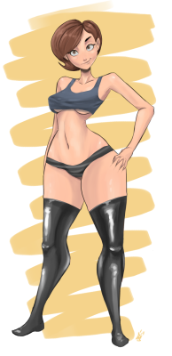 fandoms-females:  CM #10 - Getting Comfortable  ( personal_favorite_of_the_outfits_of_helen_by_thehumancopier )  &lt; |D’‘‘