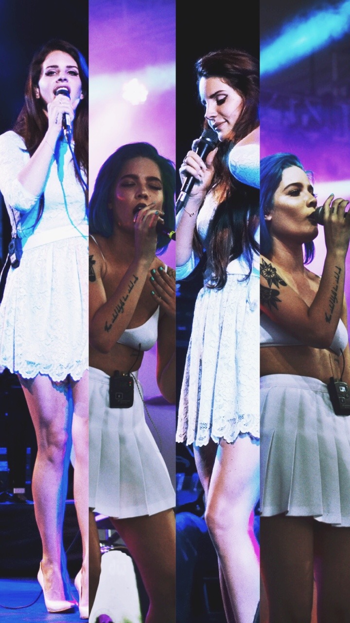 lockscr33ns:  Lana Del Rey + Halsey lockscreen set