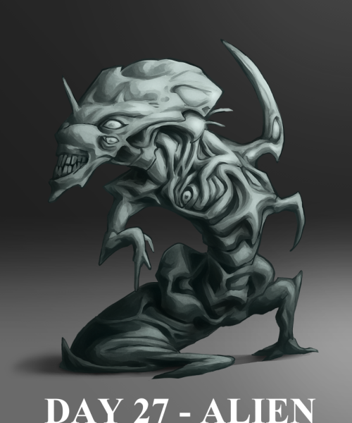 Monstober 2020 Day 27 - Alien Day 28 - Eyeless