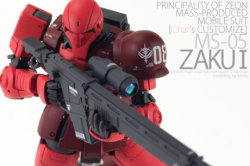 aniplamo:  1/144 HG Zaku 1 Char Aznable Customby kenta0824