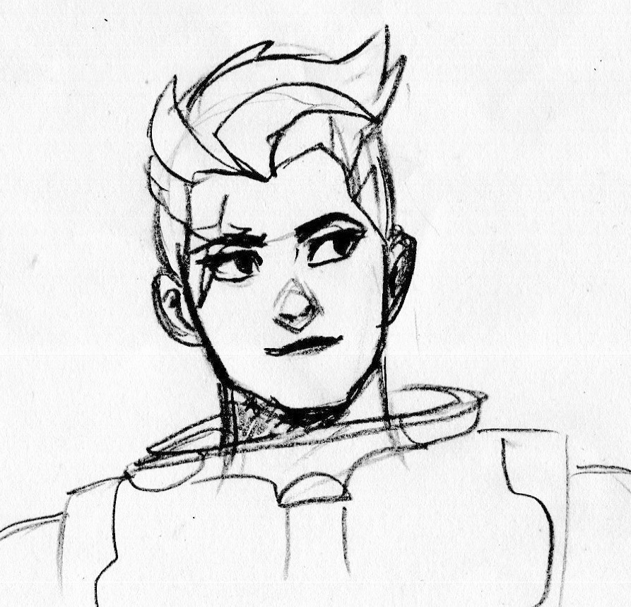 danapu24: Zarya Sketch doodle