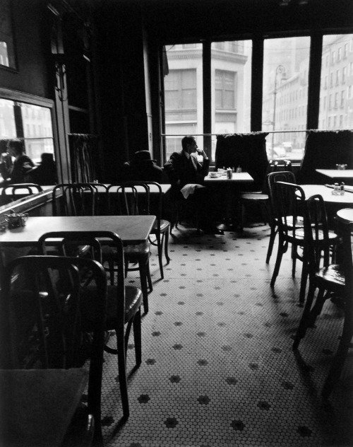 Berenice Abott, Solitary Drinker Lafayette Hotel, Greenwich Village, New York, 1948