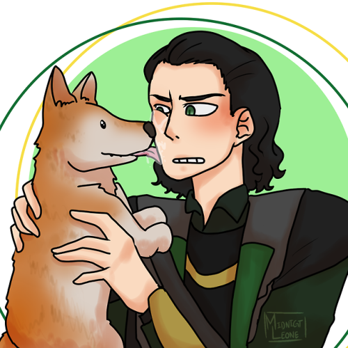 midnightleone: This is my entry for @littlemisssyreid competition, Loki with Nugget and some Jarlien