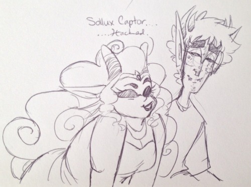 saccharinesylph: basedjanecrocker: these two are literally perfect sollux captor: hacked