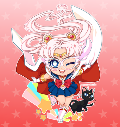 zombiedaisuke:Proto!Sailor Moon charm design for summer cons! 