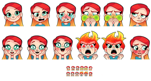 These are some emotes I made for kungfufruitcup! She’s a super sweet streamer over on Twitch. 