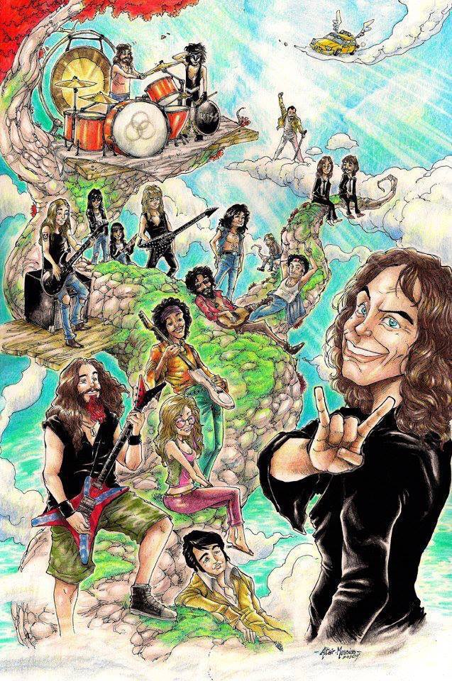 juturnaspace:  Rock and Roll in the heaven!!