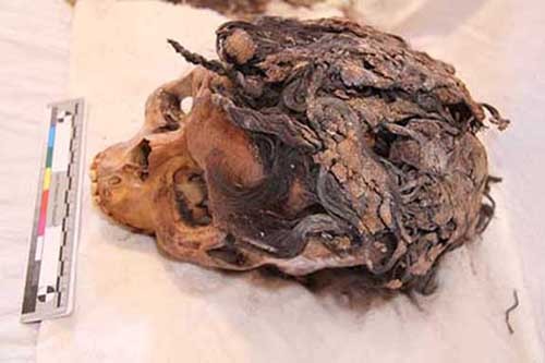 paranormalstoriess:  More than 3,300 years ago, in a newly built city in Egypt, a woman with an incredibly elaborate hairstyle of lengthy hair extensions was laid to rest. She was not mummified, her body simply being wrapped in a mat. When archaeologists