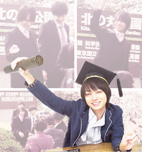 伊野尾慧くん 卒業おめでとう~! Congratulations on your graduation, Inoo~! ^_^ 