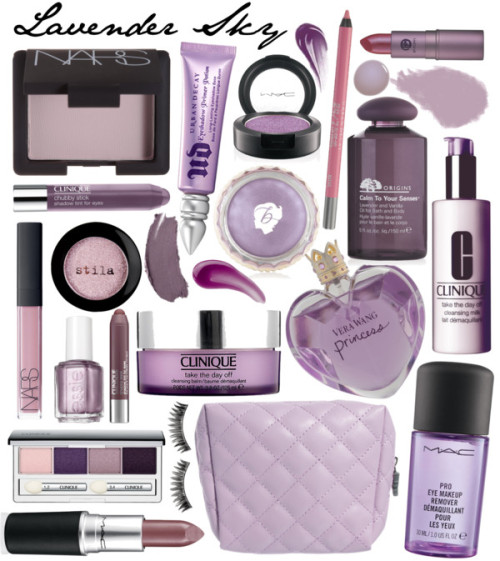 lavender sky. by amberpolyvore featuring a shimmer eyeshadow ❤ liked on PolyvoreVera Wang  perfume, 