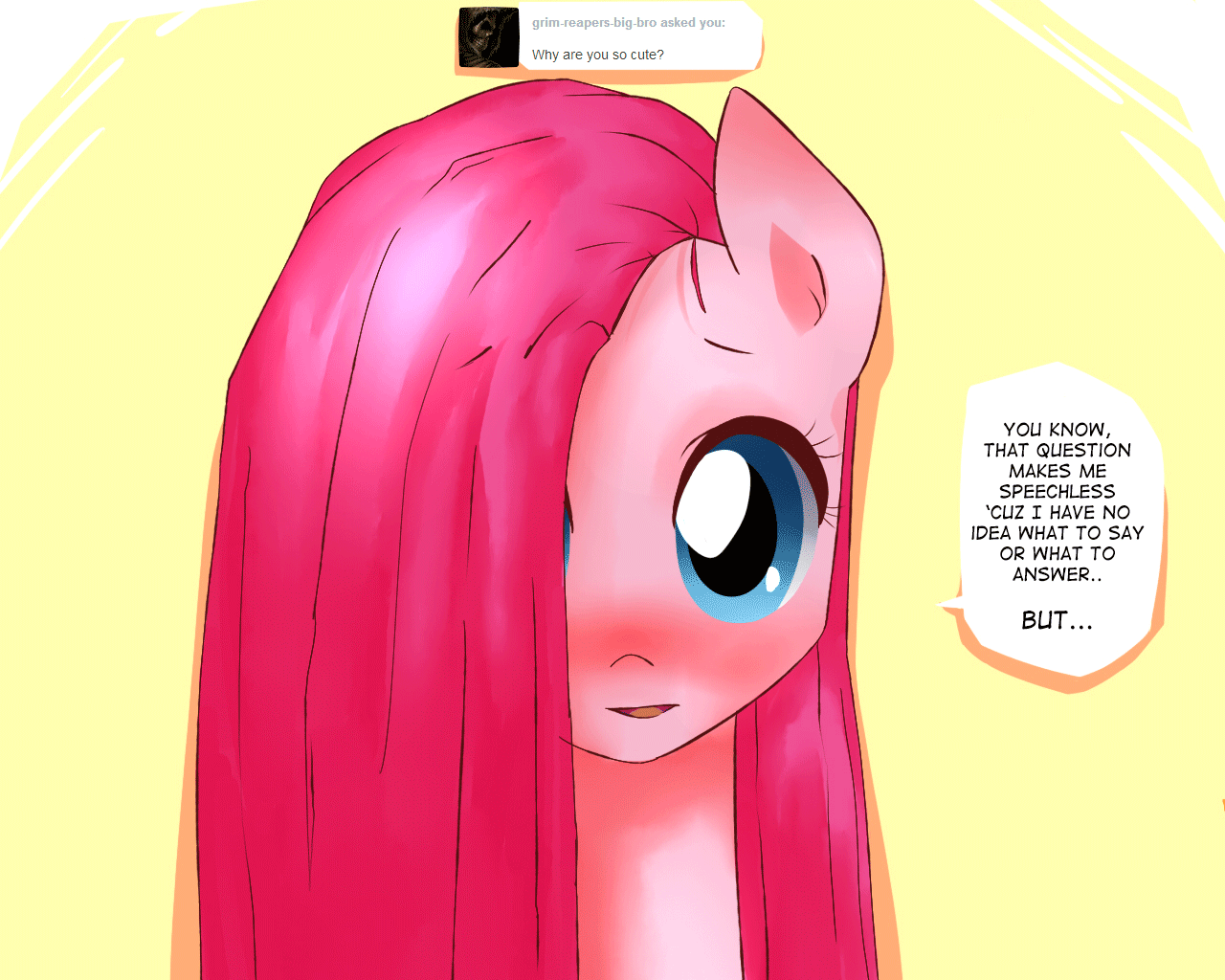 ask-pinkamena-diane-pie:  Pinkamena’s response #2  Cuuuute &lt;3