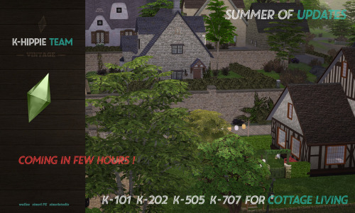 SUMMER OF UPDATES :) K-MODS 4 COTTAGE LIVINGTonight &hellip;