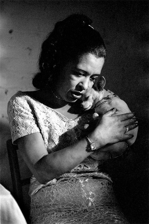 hennyproud:Never before seen photographs of Billie Holiday during her week-long engagement at the Su