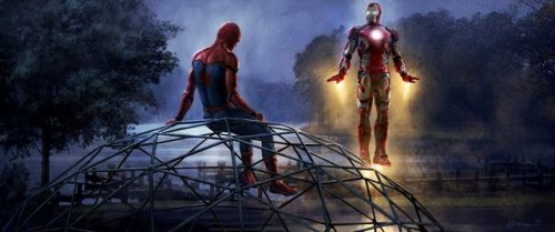 sammax88:Concept arts of Spider-Man Homecoming sketched by Henrik Tamm