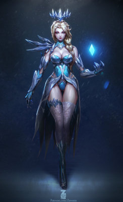 zoesfantasyworld:    Elsa Dark Ice Queen