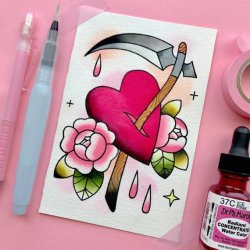 spookyfoxfashion:  Tattoo Flash Art Prints by tinybunnybones x / x / x / x / xx / x / x / x / x 