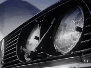 auto-elegance:  BMW E30 headlight wipers. -My own gif making- 