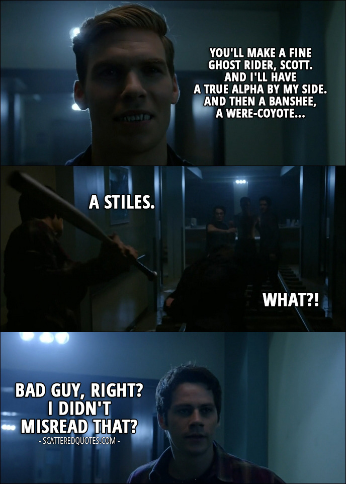 Teen Wolf Stiles Quote