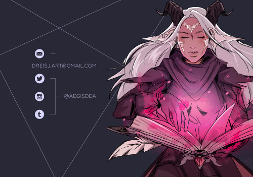 aegisdea:[ 2021 COMMISSION INFO]    Hi! I’m Drei, a Freelance Illustrator based